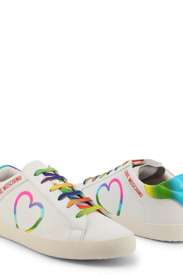 Rainbow Heart Sneakers-Love Moschino-Urbanheer