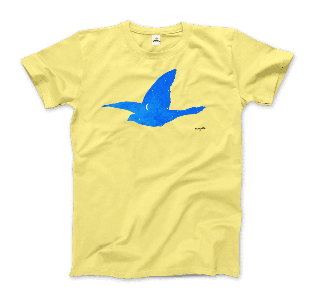 Rene Magritte Le Baiser, 1957 Artwork T-Shirt-Art-O-Rama Shop-Men (Unisex)-White-S-Urbanheer