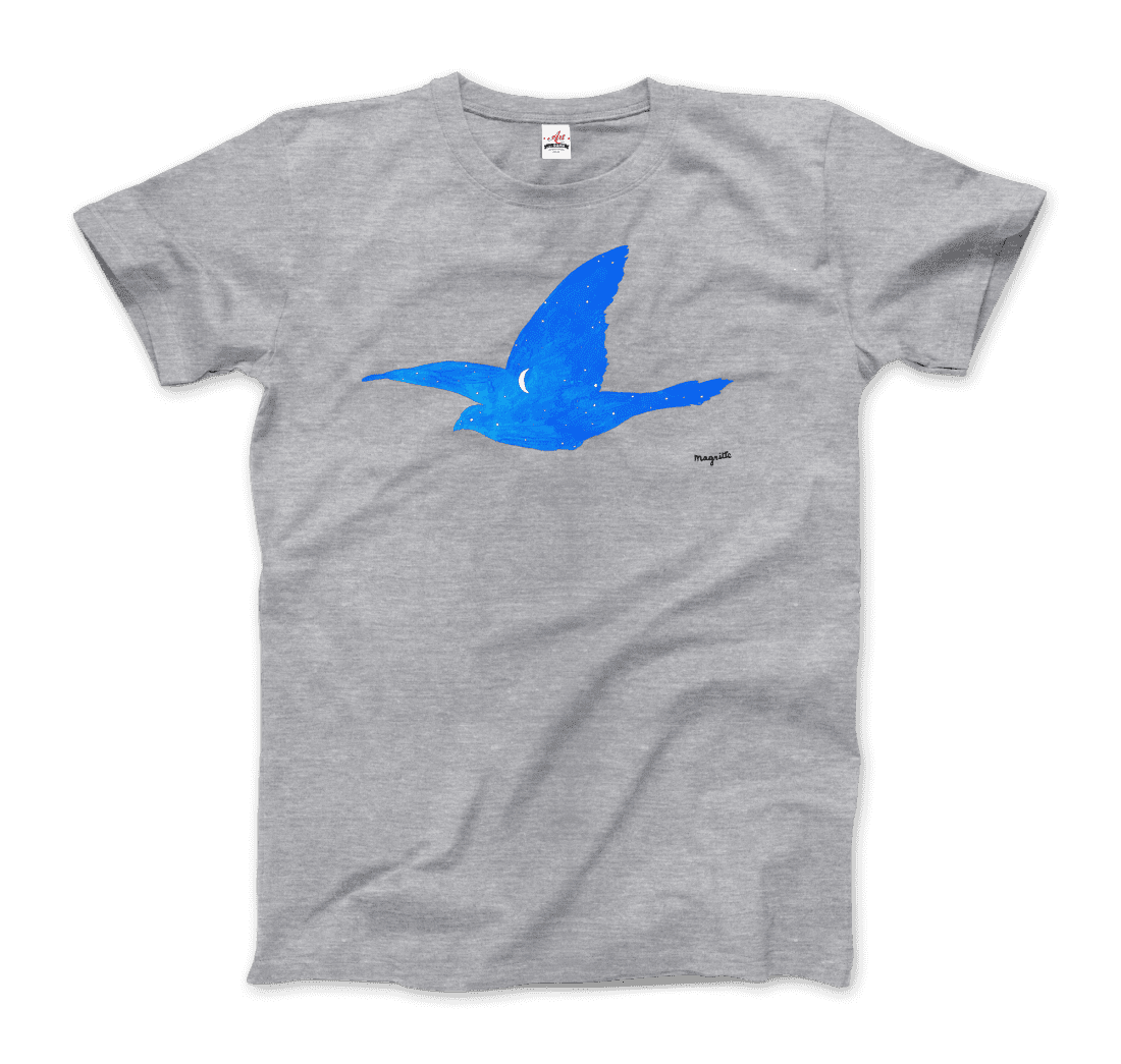 Rene Magritte Le Baiser, 1957 Artwork T-Shirt-Art-O-Rama Shop-Men (Unisex)-White-S-Urbanheer