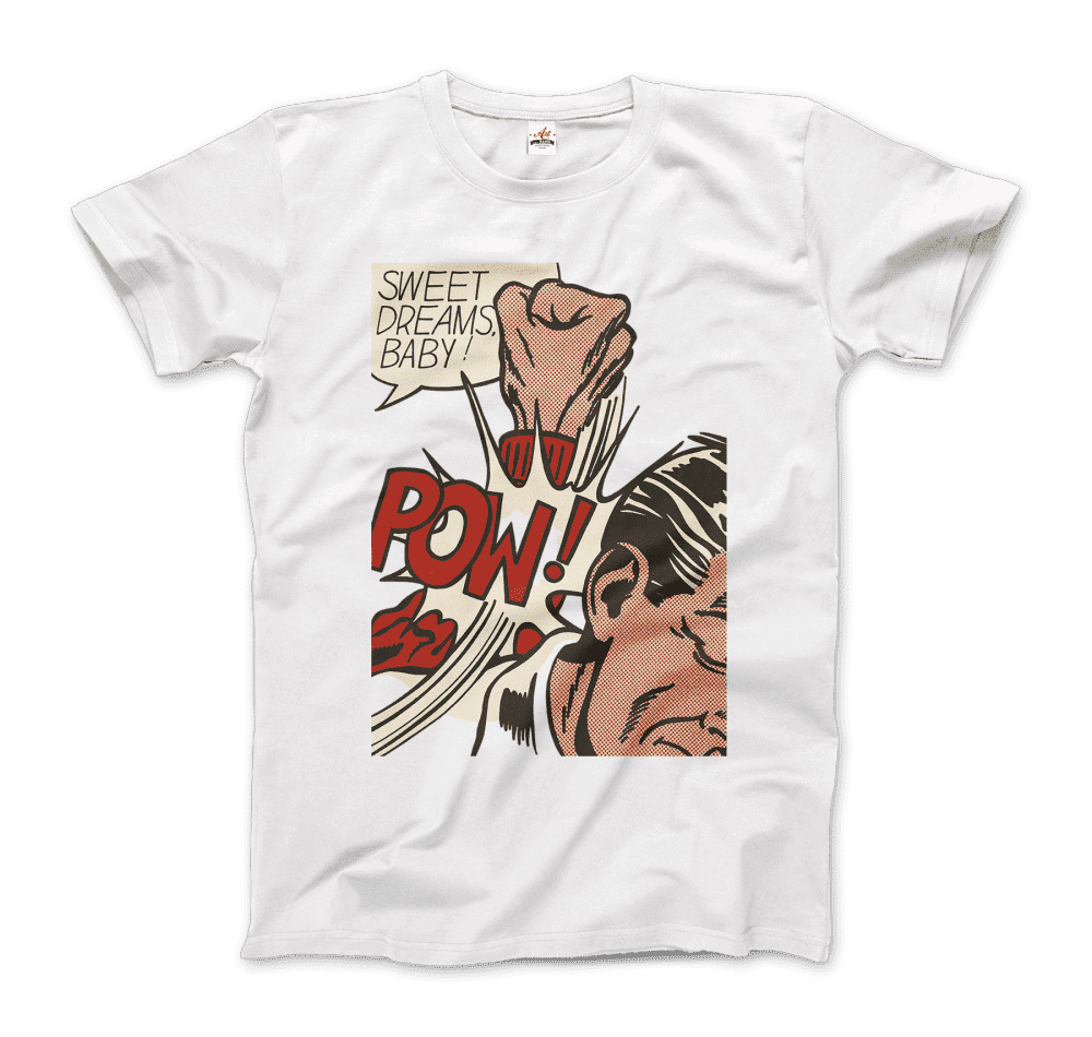 Roy Fox Lichtenstein, Sweet Dreams Baby! 1965 T-Shirt-Art-O-Rama Shop-Men (Unisex)-Heather Grey-S-Urbanheer