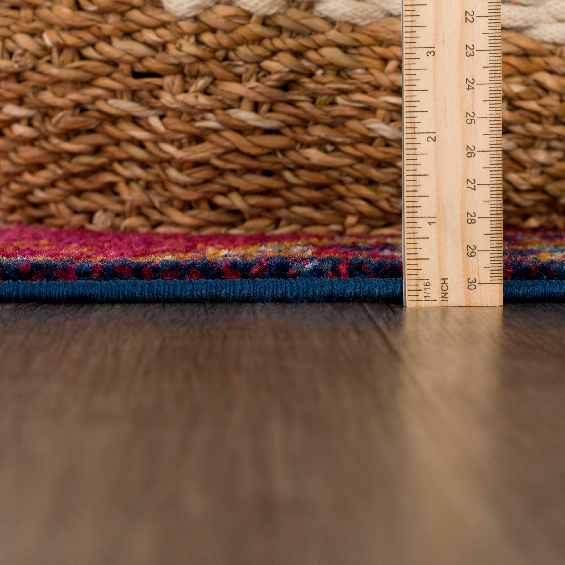 Istanbul Red Area Carpet - Clearance-Rugs-Hauteloom-5'3"x7'3" Rectangle-Urbanheer