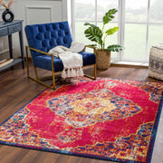 Istanbul Red Area Carpet - Clearance-Rugs-Hauteloom-5'3"x7'3" Rectangle-Urbanheer