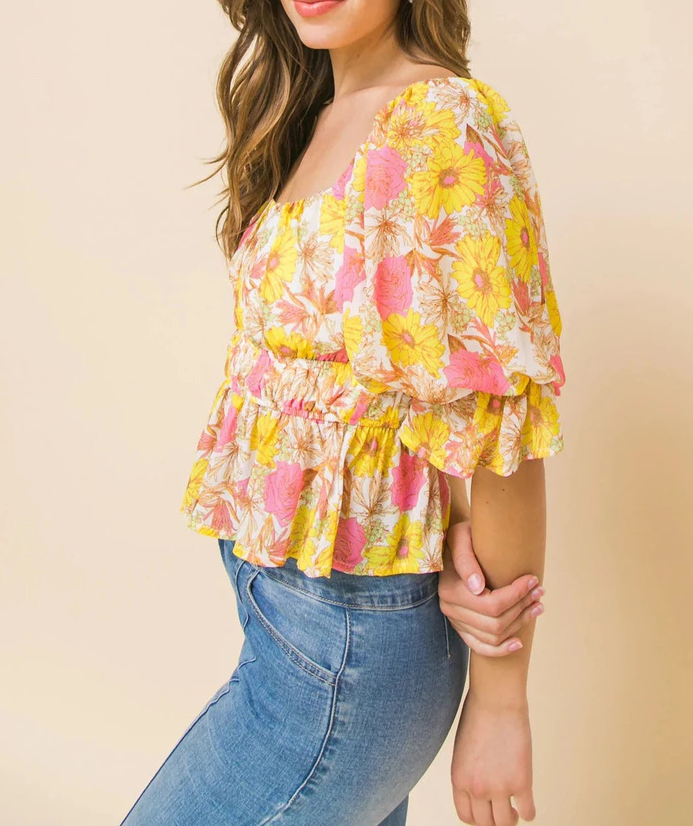 Our Love Connection Woven Top.-FLYING TOMATO-S-Urbanheer