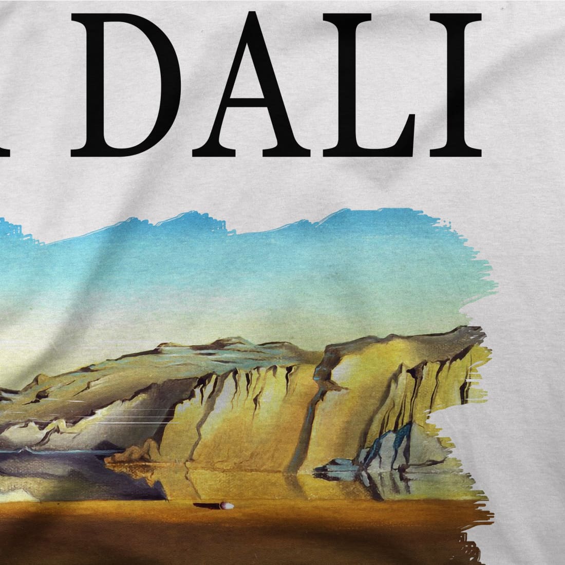 Salvador Dali The Persistence Of Memory 1931 Artwork T-Shirt-Art-O-Rama Shop-Men (Unisex)-White-S-Urbanheer
