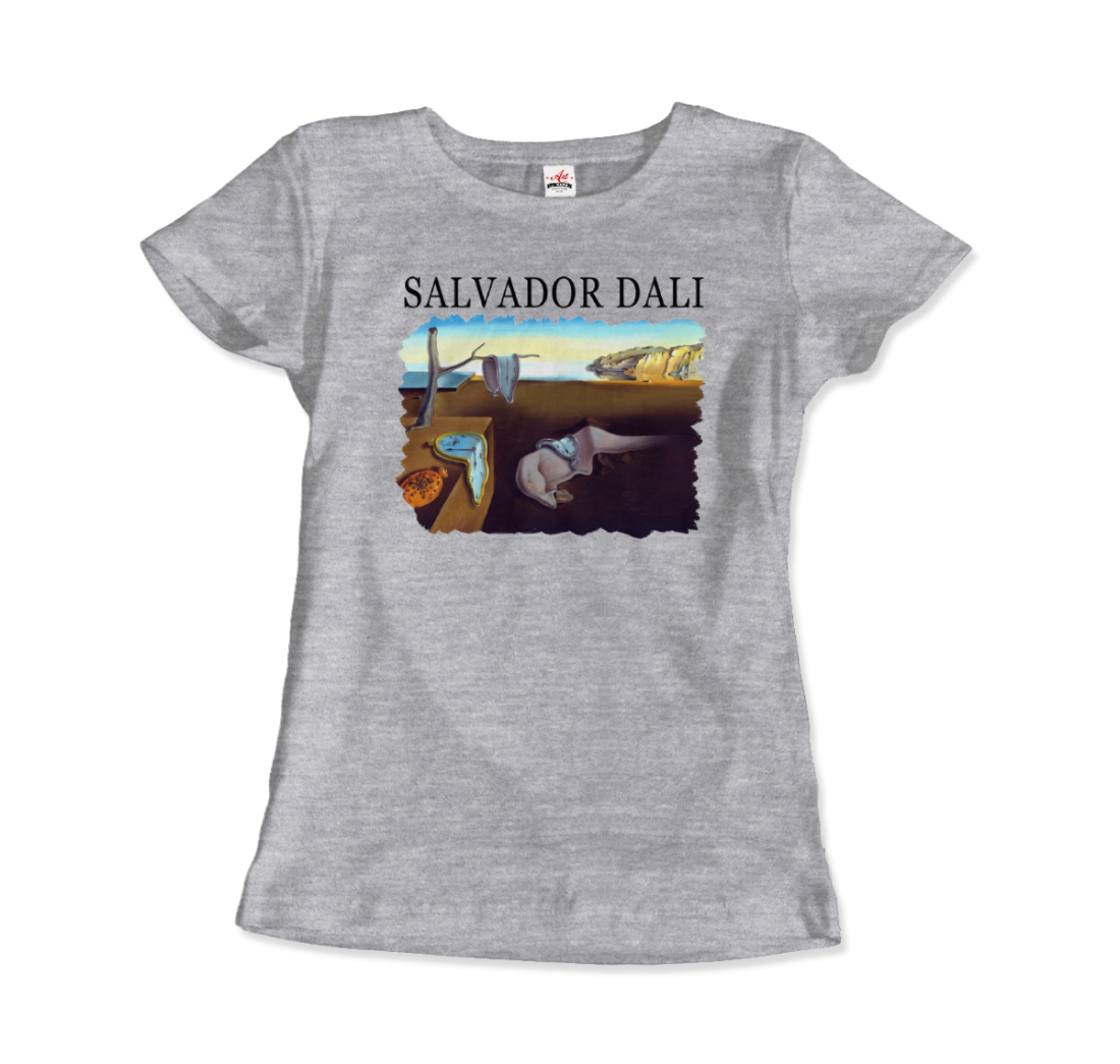 Salvador Dali The Persistence Of Memory 1931 Artwork T-Shirt-Art-O-Rama Shop-Youth-Black-S-Urbanheer