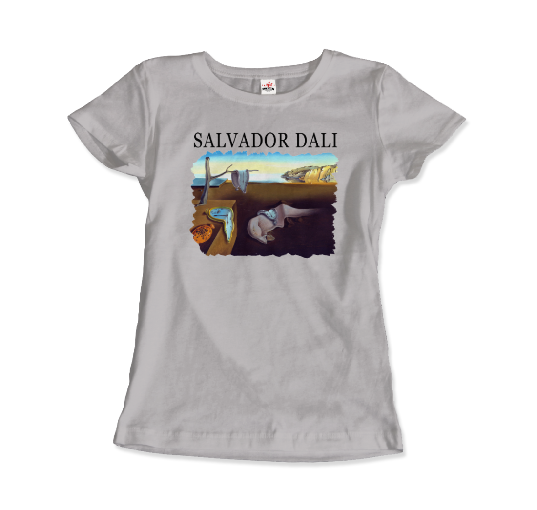 Salvador Dali The Persistence Of Memory 1931 Artwork T-Shirt-Art-O-Rama Shop-Men (Unisex)-White-S-Urbanheer