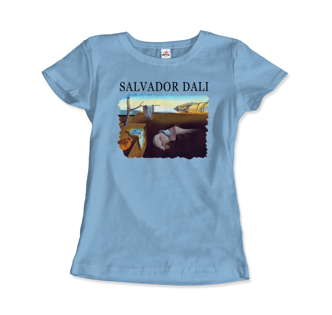 Salvador Dali The Persistence Of Memory 1931 Artwork T-Shirt-Art-O-Rama Shop-Men (Unisex)-White-S-Urbanheer