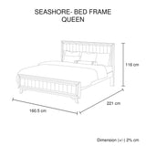Seashore Queen Bed Frame