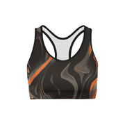 Spooky Marble Sports Bra-USA Made-XS-Multicolored-Urbanheer