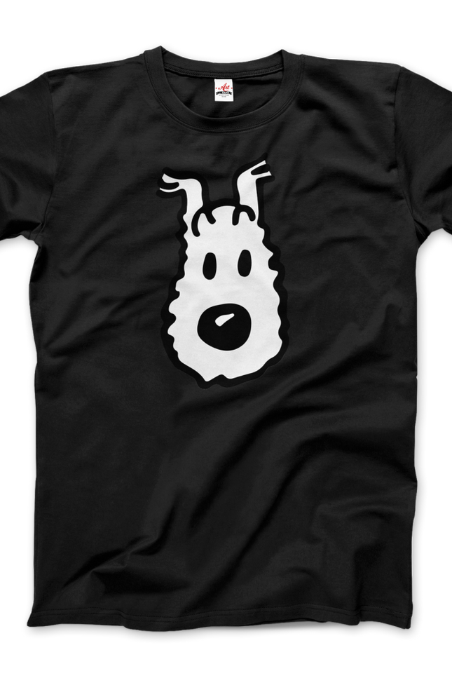 Snowy (Milou), Wire Fox Terrier from Tintin T-Shirt-T-Shirt-Art-O-Rama Shop-Urbanheer