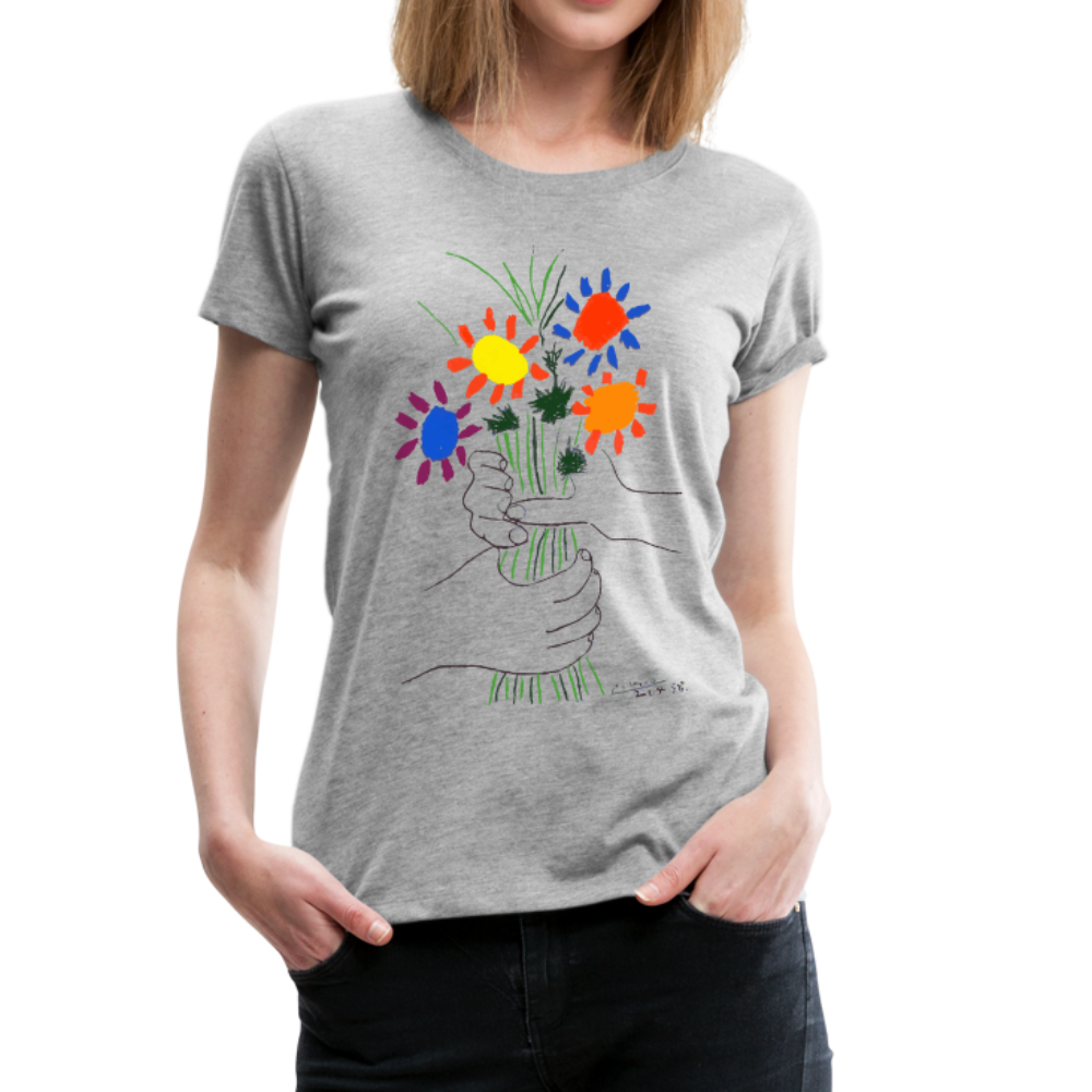 Pablo Picasso Bouquet Of Peace 1958 Artwork T-Shirt-Art-O-Rama Shop-Men (Unisex)-White-S-Urbanheer