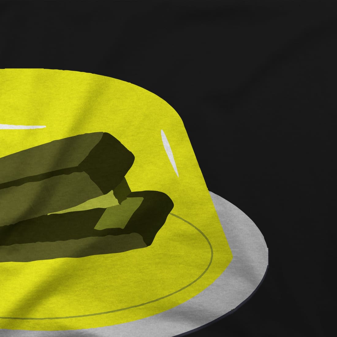 Stapler In Jello Prank From The Office T-Shirt-Art-O-Rama Shop-Men (Unisex)-Black-S-Urbanheer