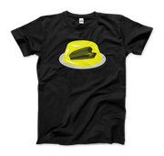 Stapler In Jello Prank From The Office T-Shirt-Art-O-Rama Shop-Men (Unisex)-Black-S-Urbanheer