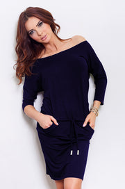 Numoco 13-15 Sporty Dress - Navy Blue-numoco-Navy Blue-S-Urbanheer