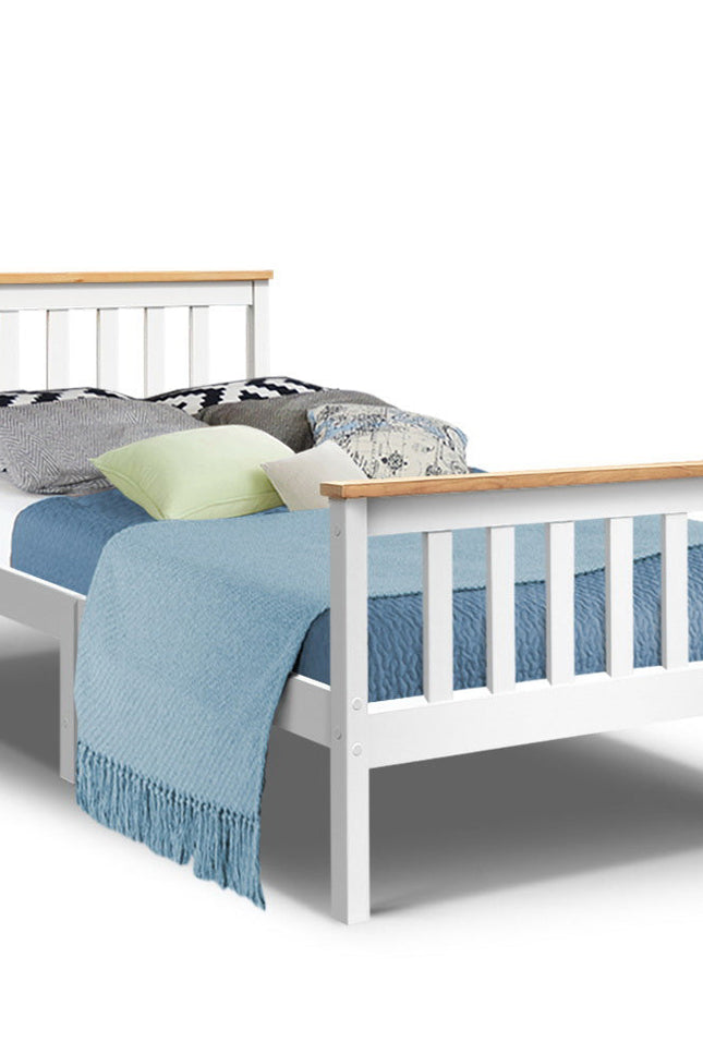Artiss Single Wooden Bed Frame Bedroom Furniture Kids-Artiss-Urbanheer