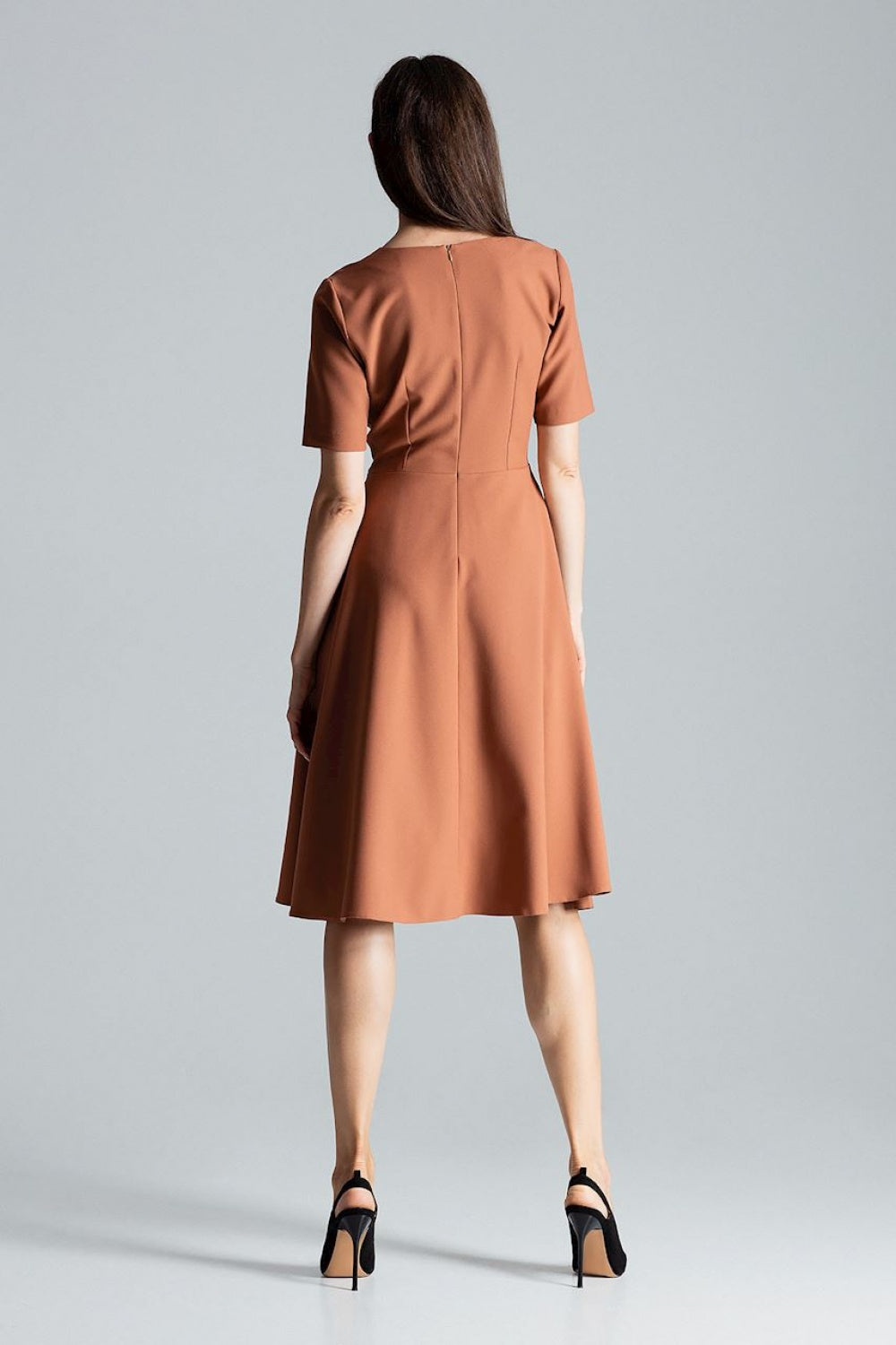 All-Day Comfort: Women Dress-Figl-brown-L-Urbanheer