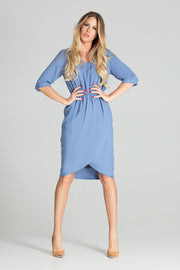 All-Day Comfort: Women Dress-Clothing - Women-Figl-blue-L-Urbanheer