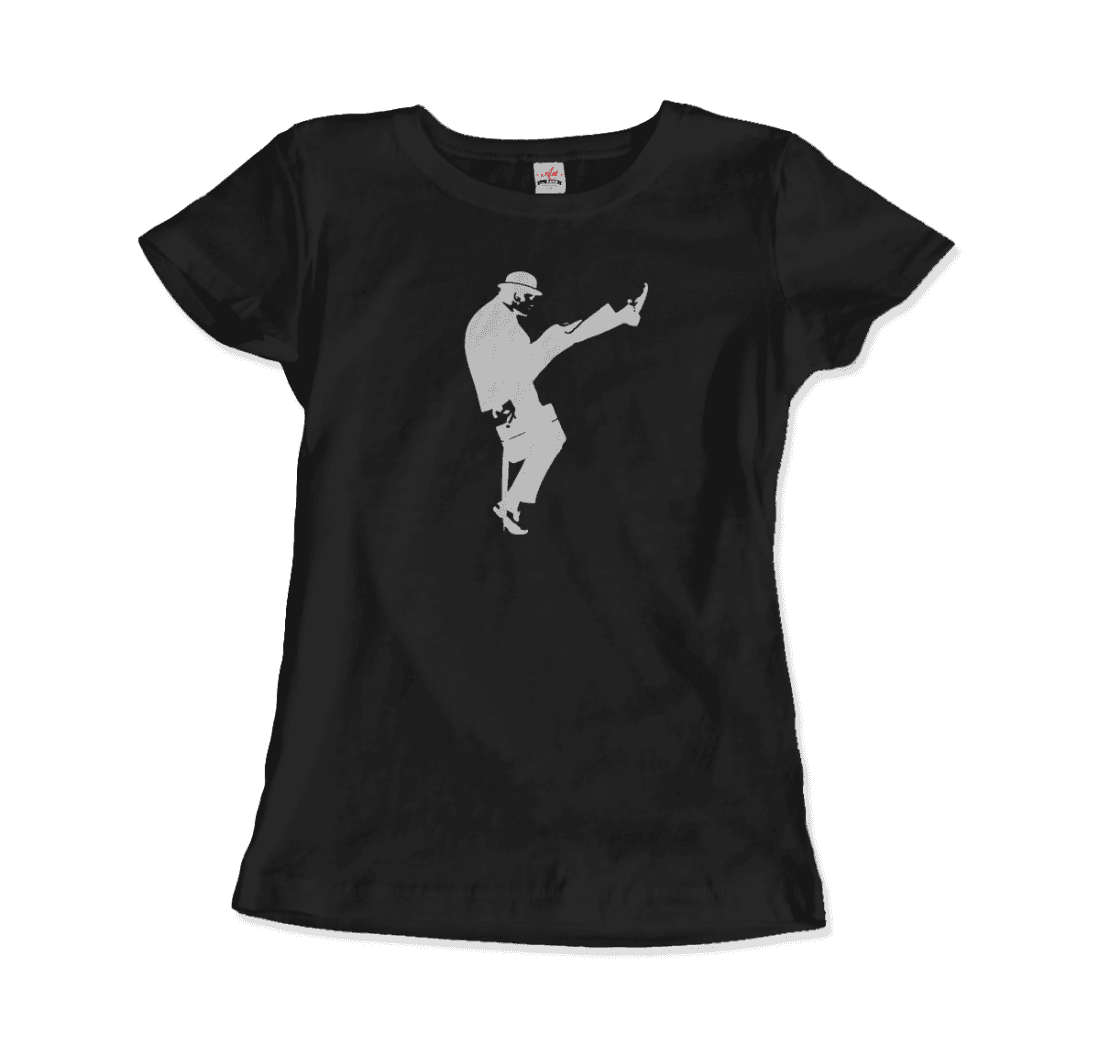 The Ministry Of Silly Walks T-Shirt-Art-O-Rama Shop-Women (Fitted)-Heather Grey-S-Urbanheer