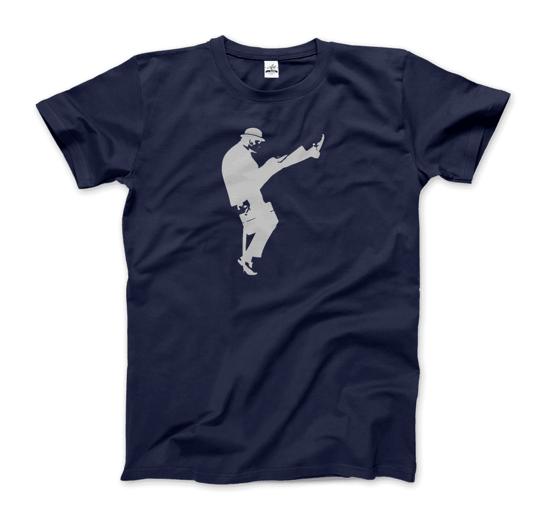 The Ministry Of Silly Walks T-Shirt-Art-O-Rama Shop-Men (Unisex)-Heather Grey-S-Urbanheer