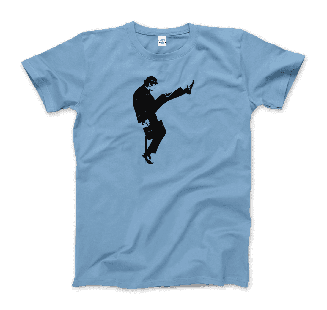 The Ministry Of Silly Walks T-Shirt-Art-O-Rama Shop-Men (Unisex)-Heather Grey-S-Urbanheer