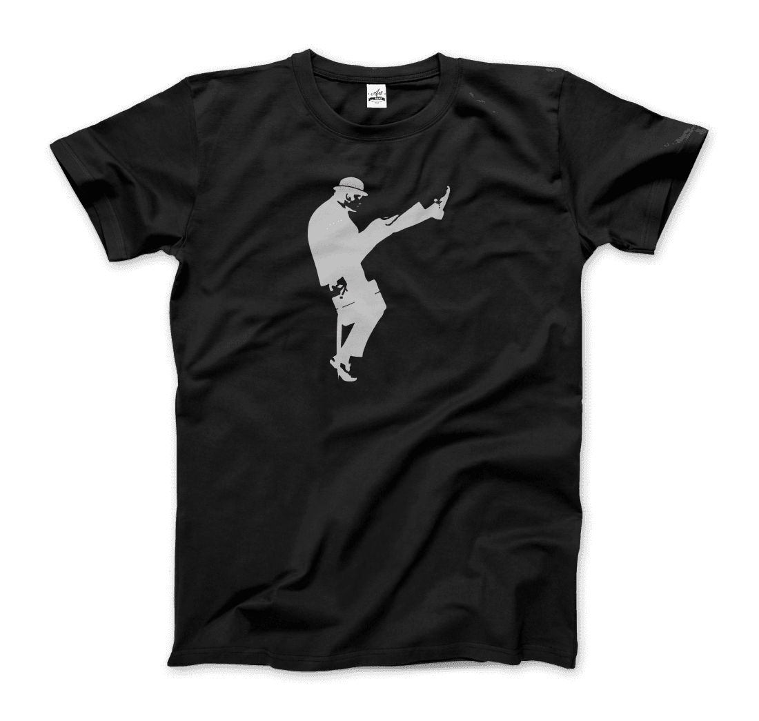 The Ministry Of Silly Walks T-Shirt-Art-O-Rama Shop-Men (Unisex)-Heather Grey-S-Urbanheer