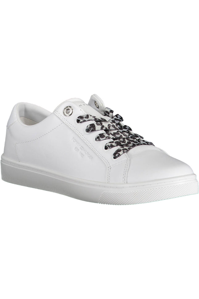 TOMMY HILFIGER WHITE WOMEN'S SPORTS SHOES-Shoes - Women-TOMMY HILFIGER-WHITE-41-Urbanheer