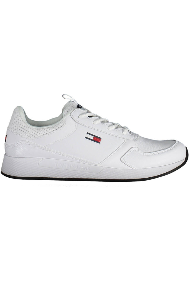 Tommy Hilfiger White Man Sport Shoes-Sneakers-TOMMY HILFIGER-Urbanheer