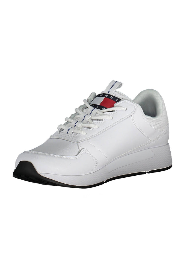 Tommy Hilfiger White Man Sport Shoes-Sneakers-TOMMY HILFIGER-Urbanheer