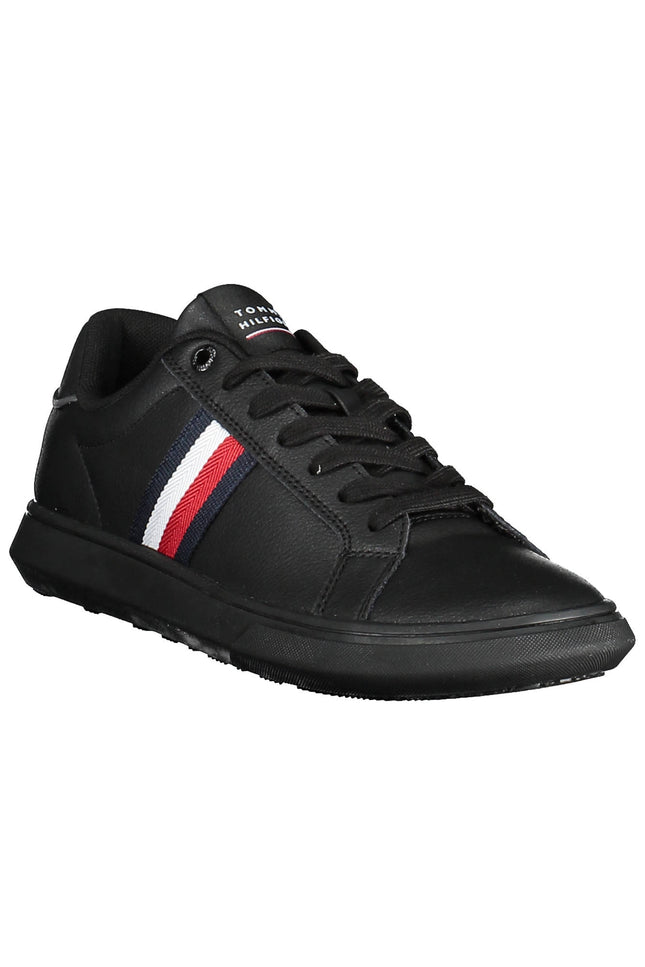 Tommy Hilfiger Black Man Sport Shoes-Sneakers-TOMMY HILFIGER-Urbanheer