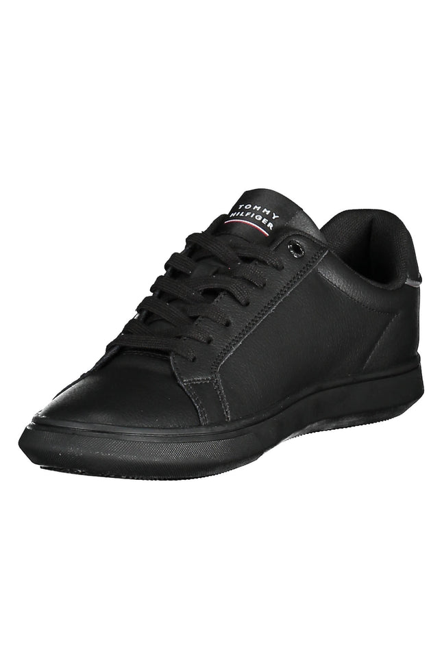 Tommy Hilfiger Black Man Sport Shoes-Sneakers-TOMMY HILFIGER-Urbanheer