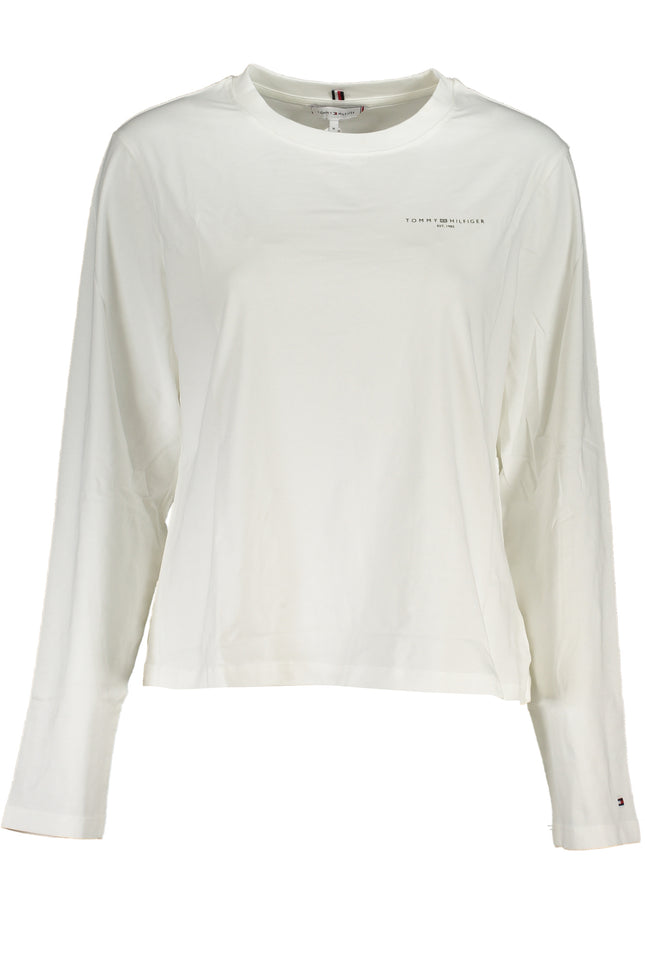 Tommy Hilfiger Women'S Long Sleeve T-Shirt White-T-Shirt-TOMMY HILFIGER-Urbanheer