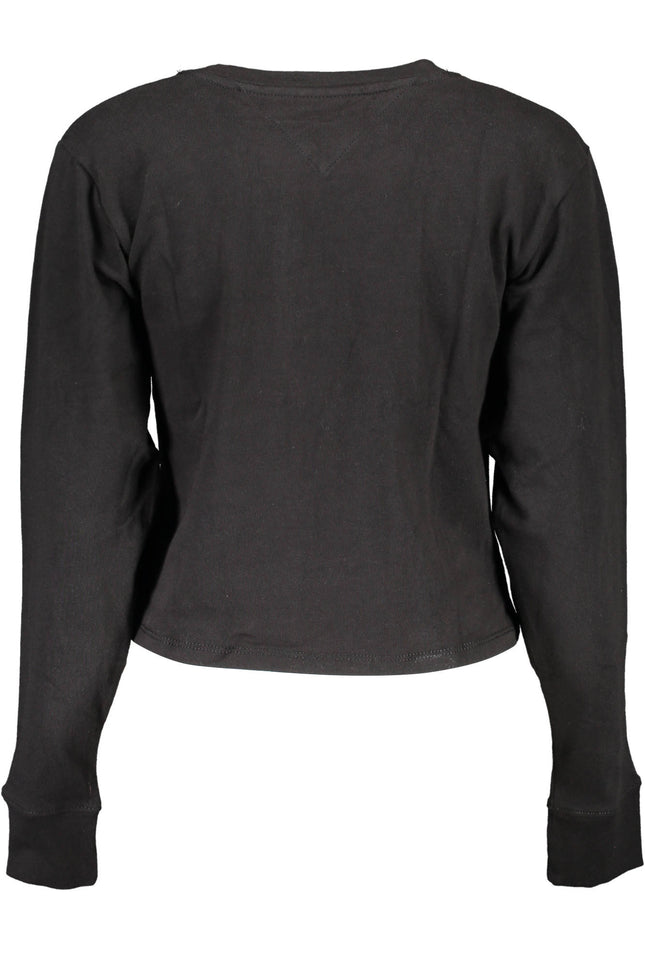 Tommy Hilfiger Women'S Long Sleeve T-Shirt Black-T-Shirt-TOMMY HILFIGER-BLACK-XL-Urbanheer