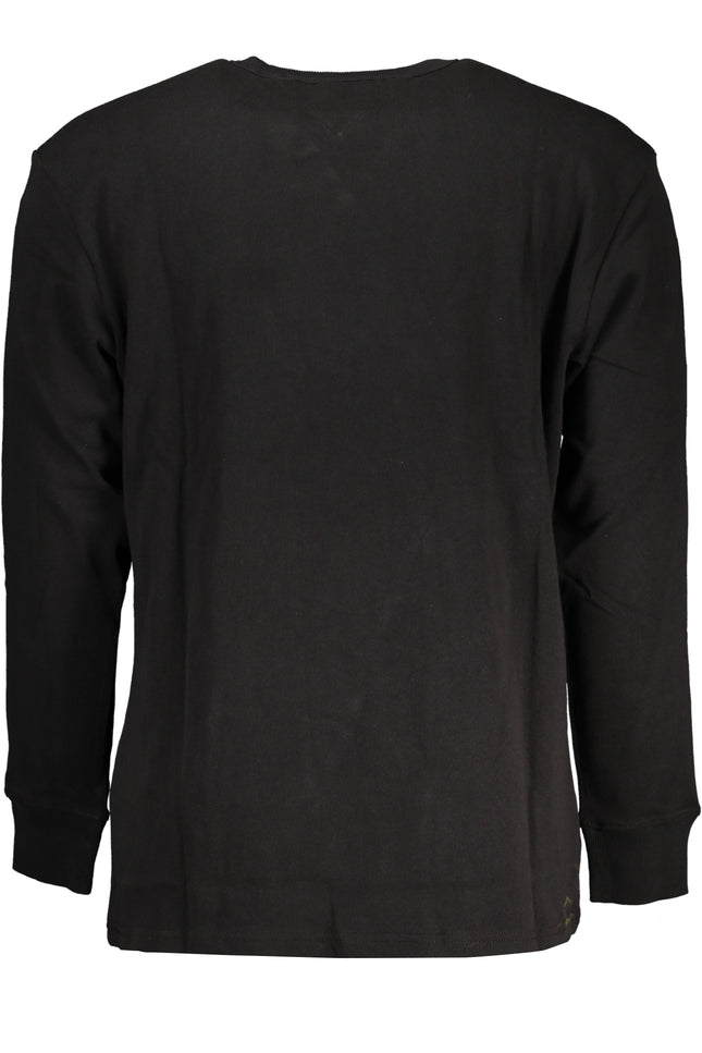 Tommy Hilfiger Men'S Long Sleeve T-Shirt Black-T-Shirt-TOMMY HILFIGER-Urbanheer