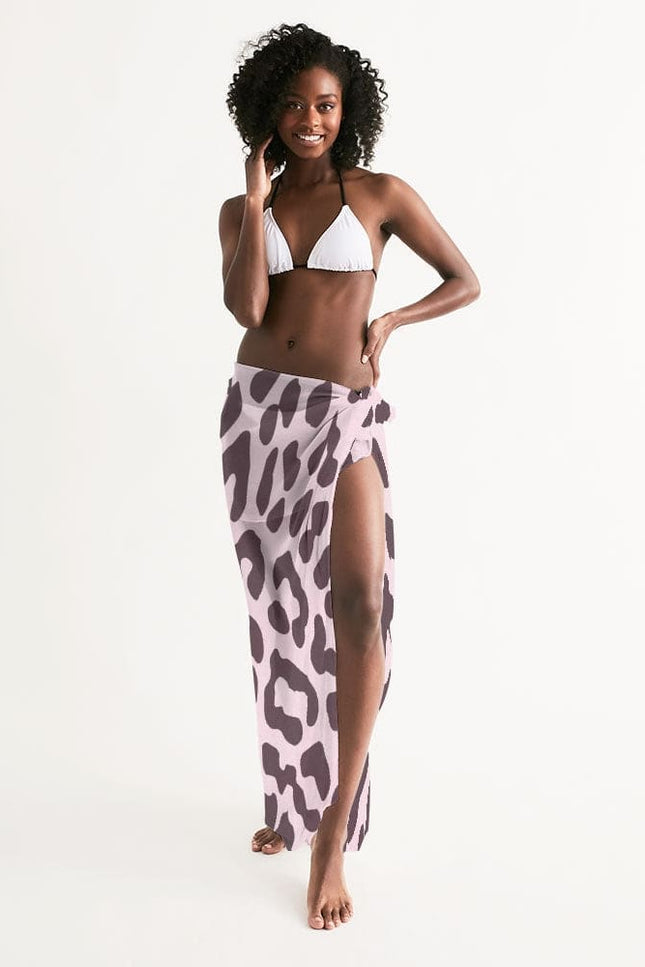 Uniquely You Swim Cover Up - Sarong / Pink Leopard Print-Uniquely You | iKIN-Universal-Urbanheer