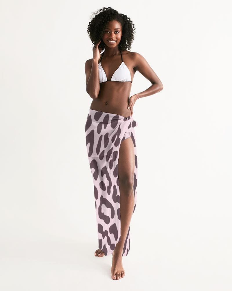 Uniquely You Swim Cover Up - Sarong / Pink Leopard Print-Uniquely You | iKIN-Universal-Urbanheer