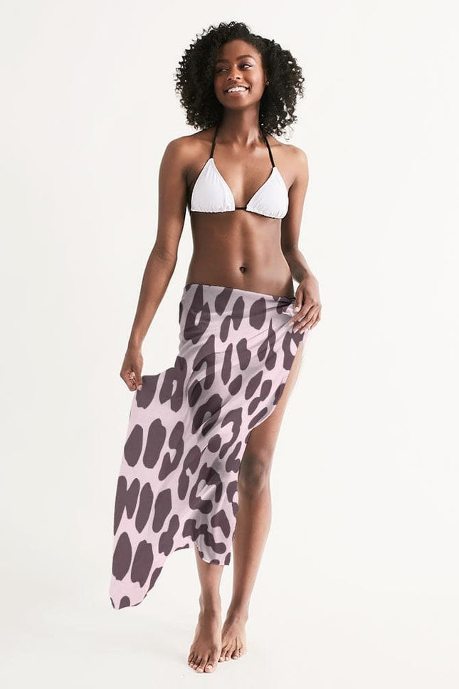 Uniquely You Swim Cover Up - Sarong / Pink Leopard Print-Uniquely You | iKIN-Universal-Urbanheer