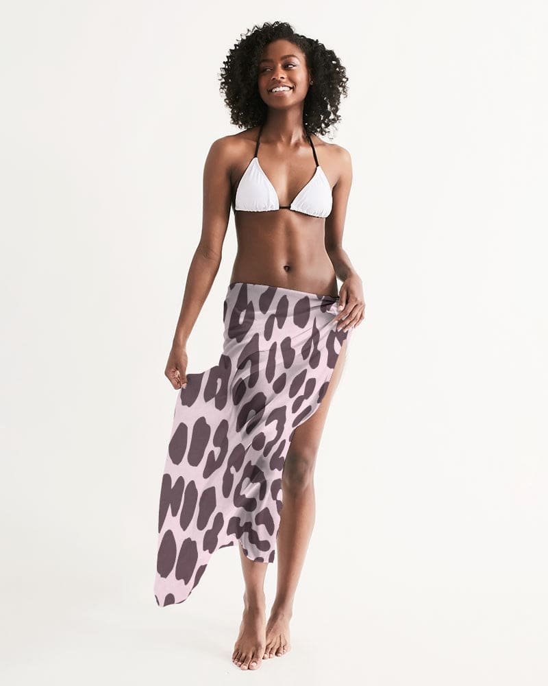 Uniquely You Swim Cover Up - Sarong / Pink Leopard Print-Uniquely You | iKIN-Universal-Urbanheer