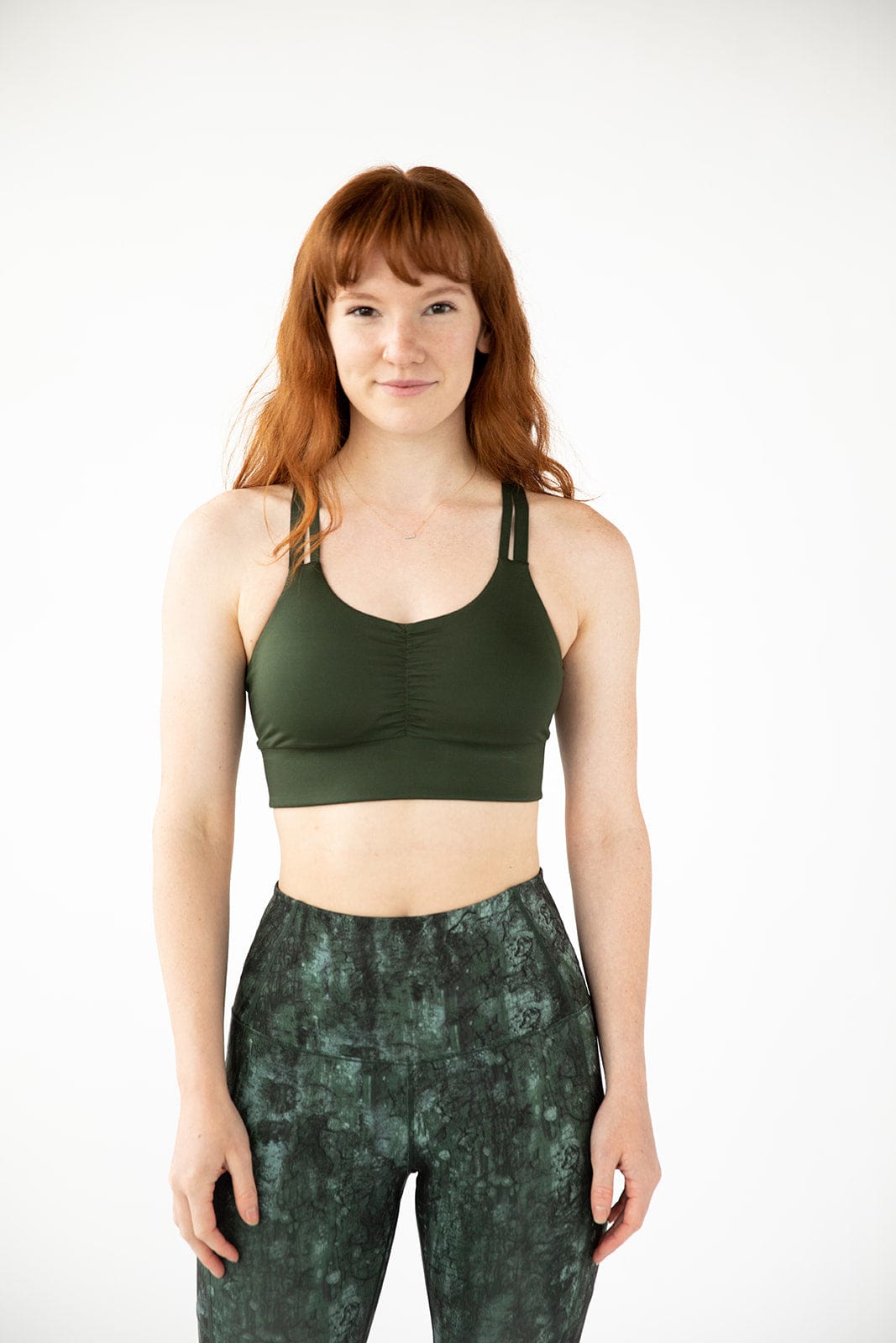 Double Down Bra – Junipher (Forest Green)-Bra - Double Down-Handful-XS-JunipHer-Urbanheer