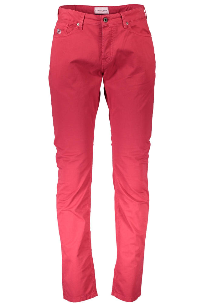 US POLO RED MEN&#39;S TROUSERS-U.S. POLO-Urbanheer