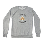Women's Yoga Glow Crew Sweatshirt, Heather Grey-Yoga Collection-x-small-Urbanheer