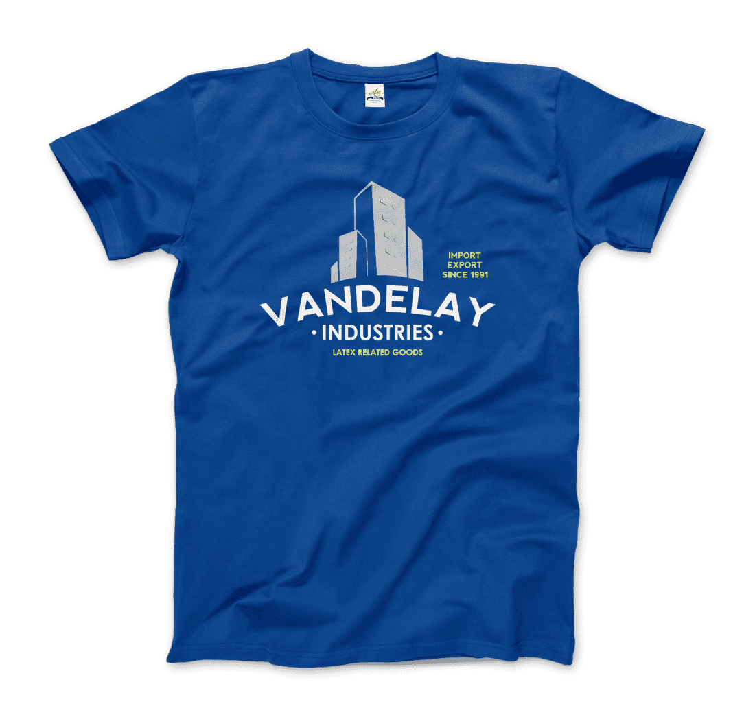 Vandelay Industries Import Export Latex, Costanza T-Shirt-Art-O-Rama Shop-Men (Unisex)-Navy-S-Urbanheer
