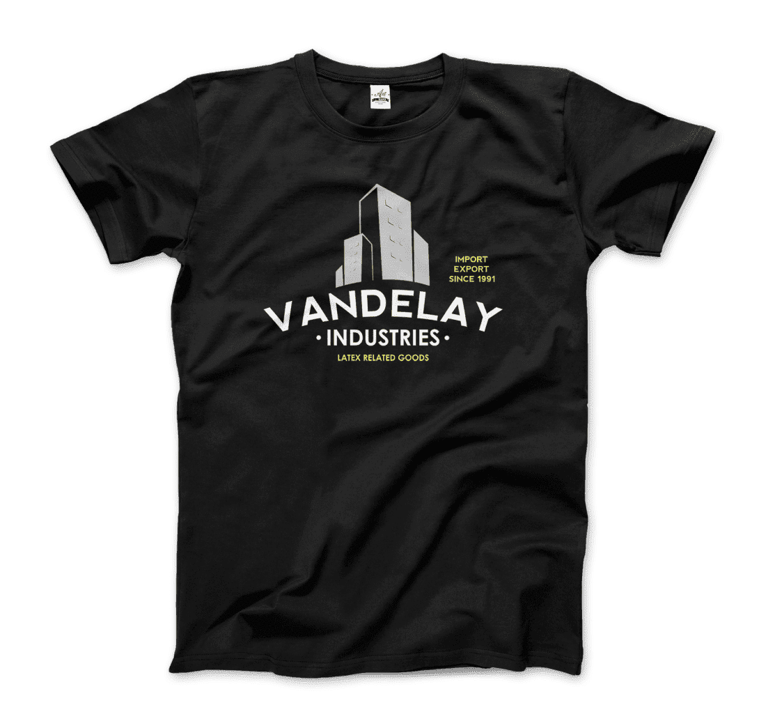 Vandelay Industries Import Export Latex, Costanza T-Shirt-Art-O-Rama Shop-Men (Unisex)-Black-S-Urbanheer