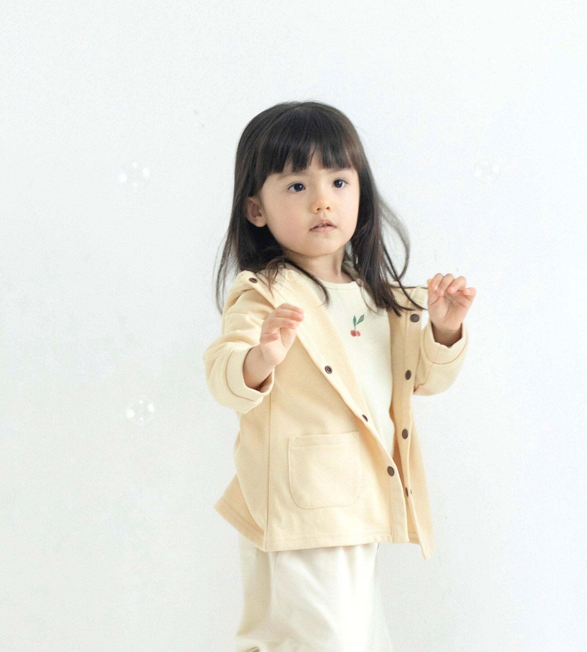 Four Seasons Elf-Hat Hooded Jacket-Pebble Cream-NORSU-ORGANIC-Cream-12-18M-Urbanheer