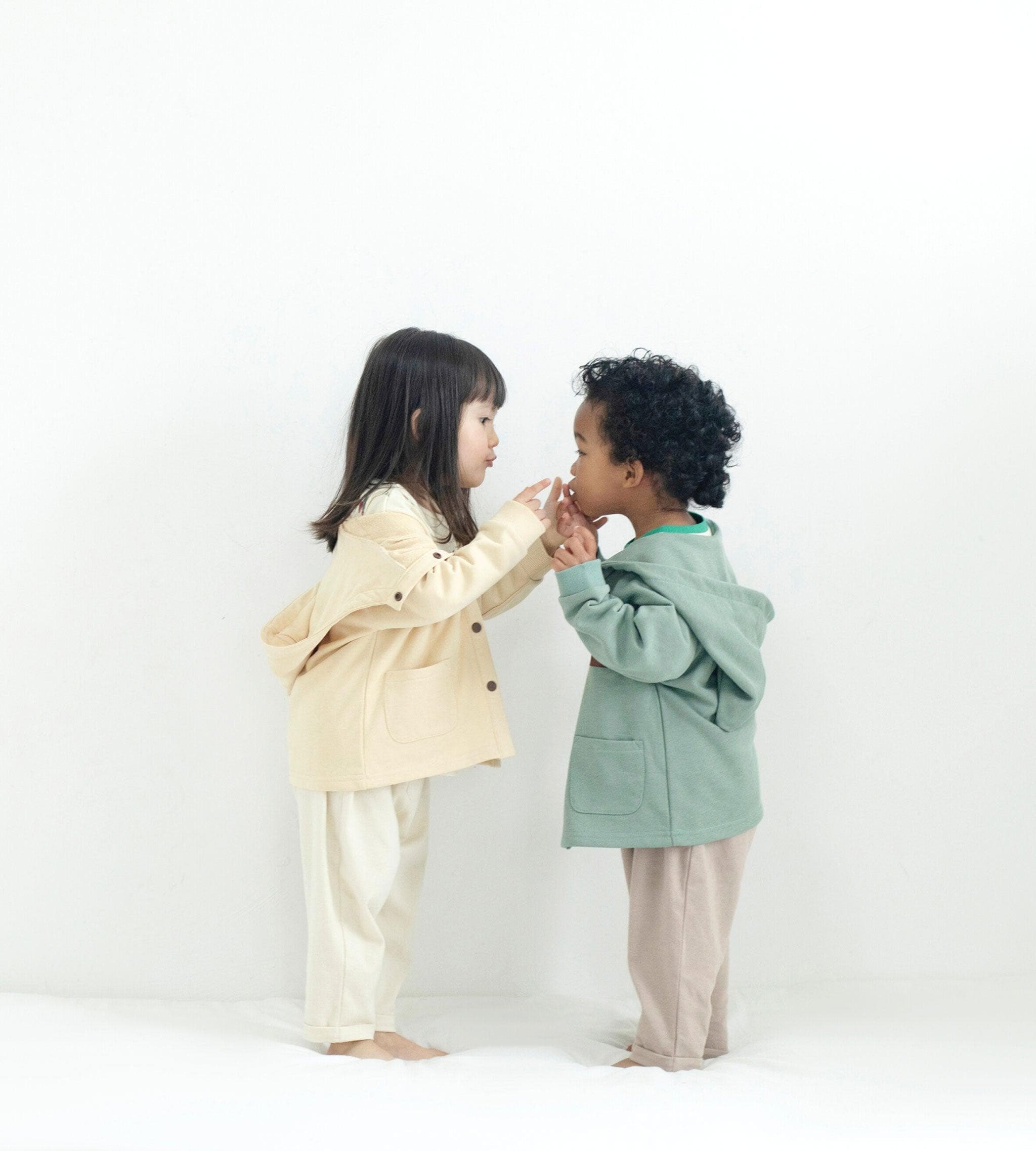 Four Seasons Elf-Hat Hooded Jacket-Pebble Cream-NORSU-ORGANIC-Cream-12-18M-Urbanheer