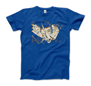 Wassily Kandinsky Untitled 1922, Artwork T-Shirt-Art-O-Rama Shop-Men (Unisex)-Royal Blue-S-Urbanheer
