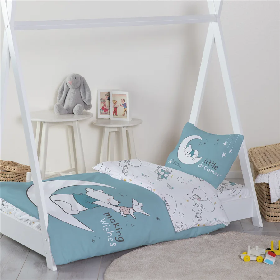 Winnie The Pooh Dreamer 3-Piece Toddler Cotton Bedding Set-Disney-Urbanheer