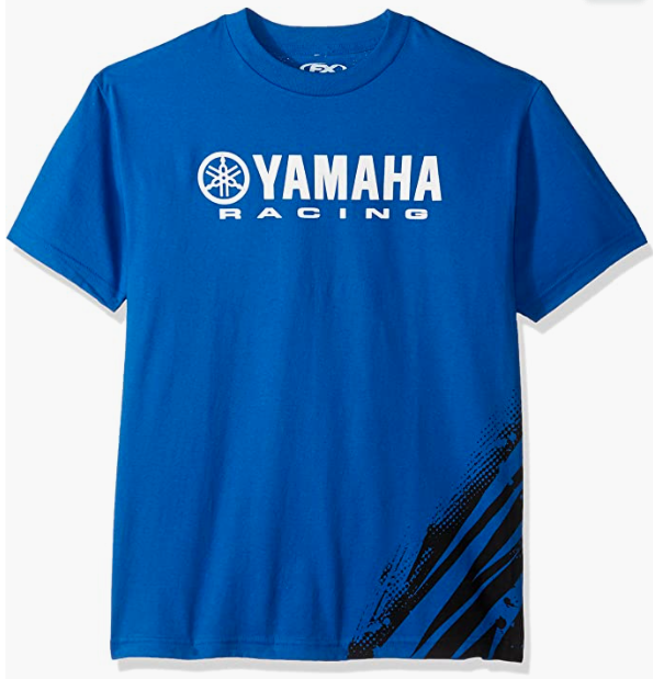 Yamaha Racing' Flare T-Shirt - Blue-Fulfillment Center-Medium-Blue-Urbanheer