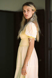 Canyon Dress | Soft Yellow | Silk Dress-Dress-MERRITT CHARLES-extra small-Soft Yellow-Urbanheer